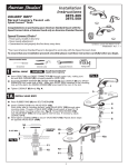 American Standard 3875.501.002 Installation Guide