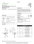 Symmons SLS-3610-STN Instructions / Assembly