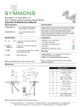 Symmons SLS-3610-STN Installation Guide