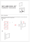Wyndham Collection WCS1000ESWHD28WH Instructions / Assembly