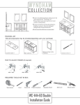 Wyndham Collection WCS141460DWHCMUNSM24 Installation Guide