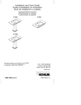 KOHLER K-2269-1-G9 Installation Guide