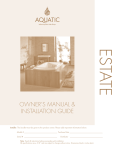 Aquatic 826644484682 Installation Guide