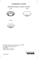 KOHLER K-2200-0 Installation Guide