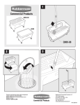 Rubbermaid Commercial Products FGQ900-88 YEL Instructions / Assembly