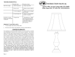 Hampton Bay HD13648ACAGCF Instructions / Assembly