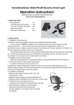 Solar Goes Green SGG-PIR-28 Installation Guide