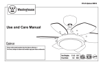 Westinghouse 7863100 Use and Care Manual