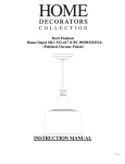 Home Decorators Collection 25404-15 Installation Guide