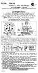 Intermatic T7401BR Instructions / Assembly