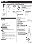 All-Pro MST18R17L Instructions / Assembly