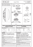 JESCO Lighting CTC610L Installation Guide