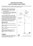 Laura Ashley FX2011 Instructions / Assembly