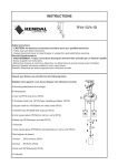 Designers Choice Collection PF44-3LPA-CH Instructions / Assembly