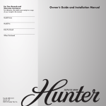 Hunter 59031 Installation Guide