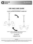 Commercial Electric EFH8195M/ORB Installation Guide