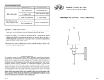 Hampton Bay 19574-011 Installation Guide