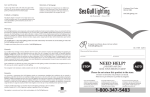 Sea Gull Lighting 69360BLE-962 Installation Guide