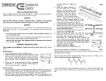 Commercial Electric CEW102-06 Instructions / Assembly
