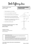 Dale Tiffany TT13059 Instructions / Assembly