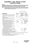 AireRyder LK51213OBB Instructions / Assembly