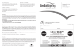 Sea Gull Lighting 69561BLE-962 Installation Guide