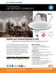 Lithonia Lighting 6BPMW LED HDCOM U Use and Care Manual