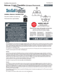Sea Gull Lighting 39806BLE-962 Installation Guide