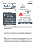 Sea Gull Lighting 31806-827 Installation Guide