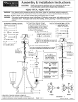 Progress Lighting P4005-77FA Instructions / Assembly