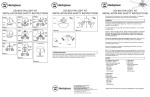 Westinghouse 7781100 Instructions / Assembly