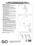 Minka Lavery 4173-249 Instructions / Assembly