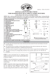 Hampton Bay 03722 Instructions / Assembly