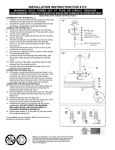 Minka Lavery 4173-84 Instructions / Assembly