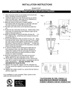 Minka Lavery 9147-407 Instructions / Assembly