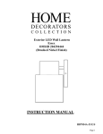 Home Decorators Collection HB7054A-35 Instructions / Assembly