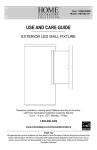 Home Decorators Collection HB7083-35 Instructions / Assembly
