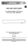 Commercial Electric 54197111 Instructions / Assembly