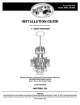 Hampton Bay SBL-004263 Installation Guide