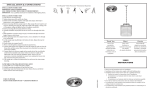 Hampton Bay 16665-016 Installation Guide