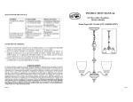 Hampton Bay FNK8113A-2 Instructions / Assembly