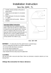 AF Lighting 5465-TL Installation Guide