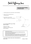 Dale Tiffany TA100700 Instructions / Assembly