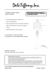 Dale Tiffany TT13004 Instructions / Assembly