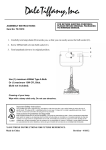 Dale Tiffany TA11010 Instructions / Assembly