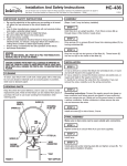 Sea Gull Lighting 8252-68 Installation Guide