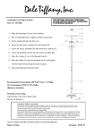 Dale Tiffany TF13066 Instructions / Assembly