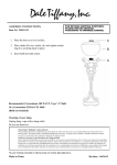 Dale Tiffany TB101113 Instructions / Assembly