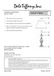 Dale Tiffany GT10364 Instructions / Assembly