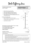 Dale Tiffany TR10021 Instructions / Assembly